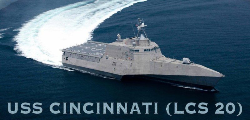 Корабль прибрежной зоны LCS "Цинциннати", ВМС США Корабль прибрежной зоны LCS "Цинциннати", ВМС США